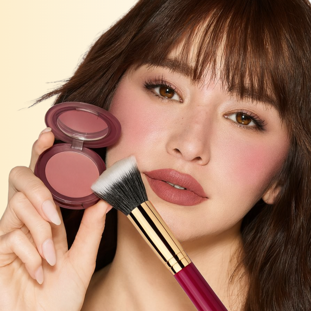 Cọ Tán Má Hồng – Phấn Phủ – Phấn Nền CHICHODO Finishing Brush C105 Lông Mềm Mịn Cao Cấp